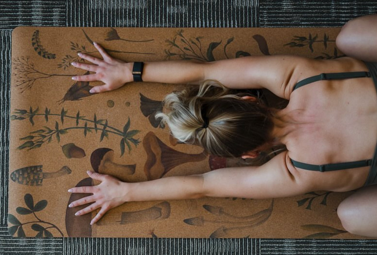 Tapis de yoga en liège Myco Forest | 4,5 mm