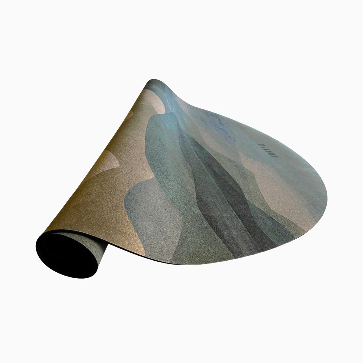 Soft Skies Round Cork Yoga Mat | Multi-use | 53" dia