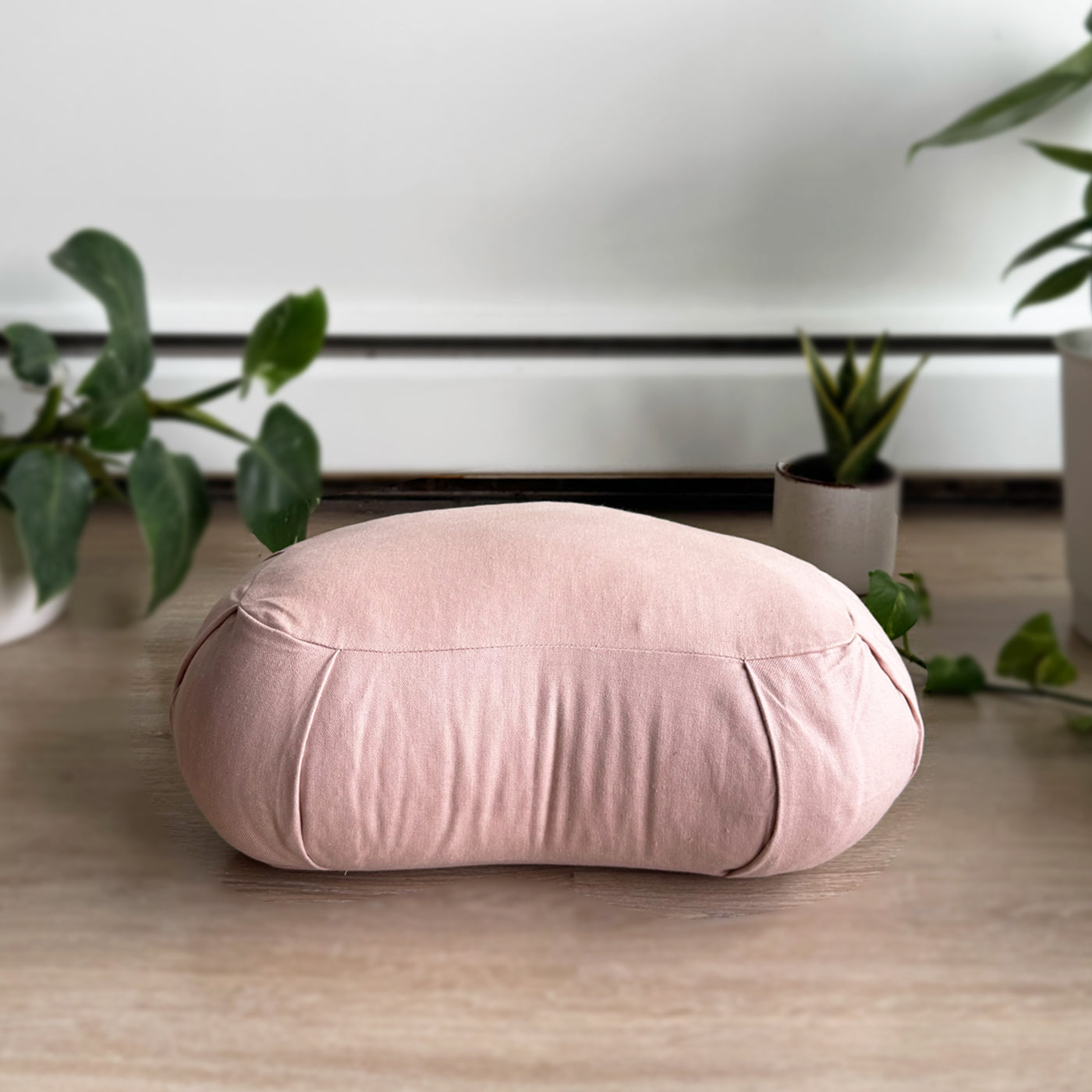Coussin de méditation Crescent Natural | Sandy White