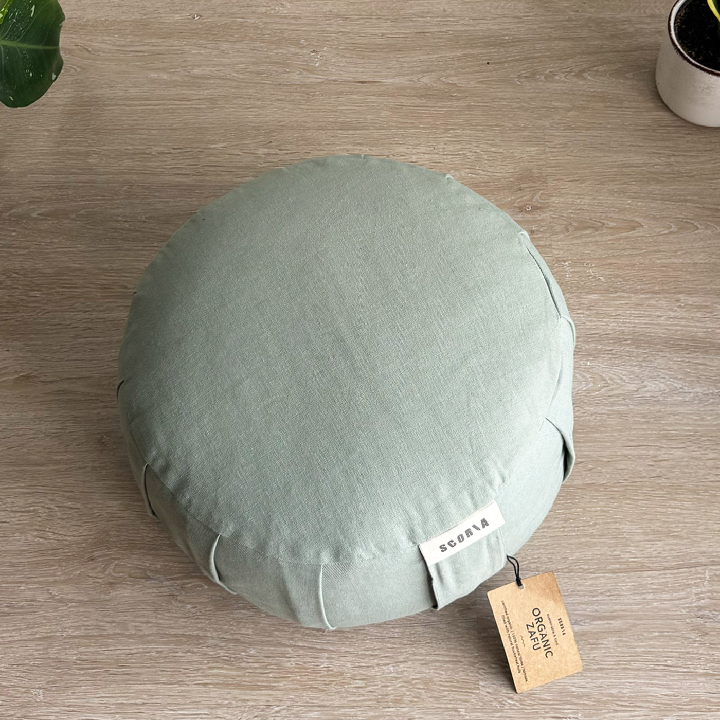 Coussin de méditation naturel Zafu | Ambre doré