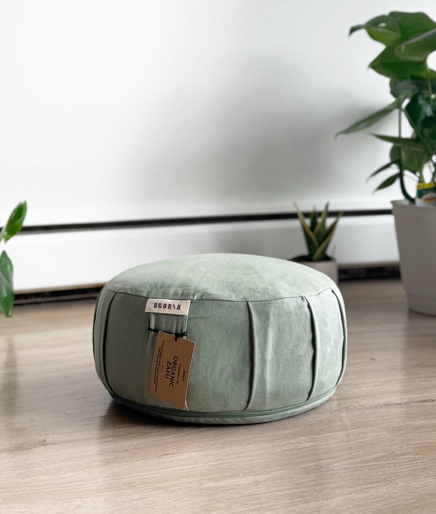 Coussin de méditation naturel Zafu | Ambre doré
