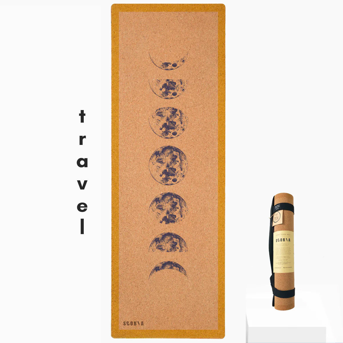 Travel Artist Cork Yoga Mat | 2MM (Choose Design)