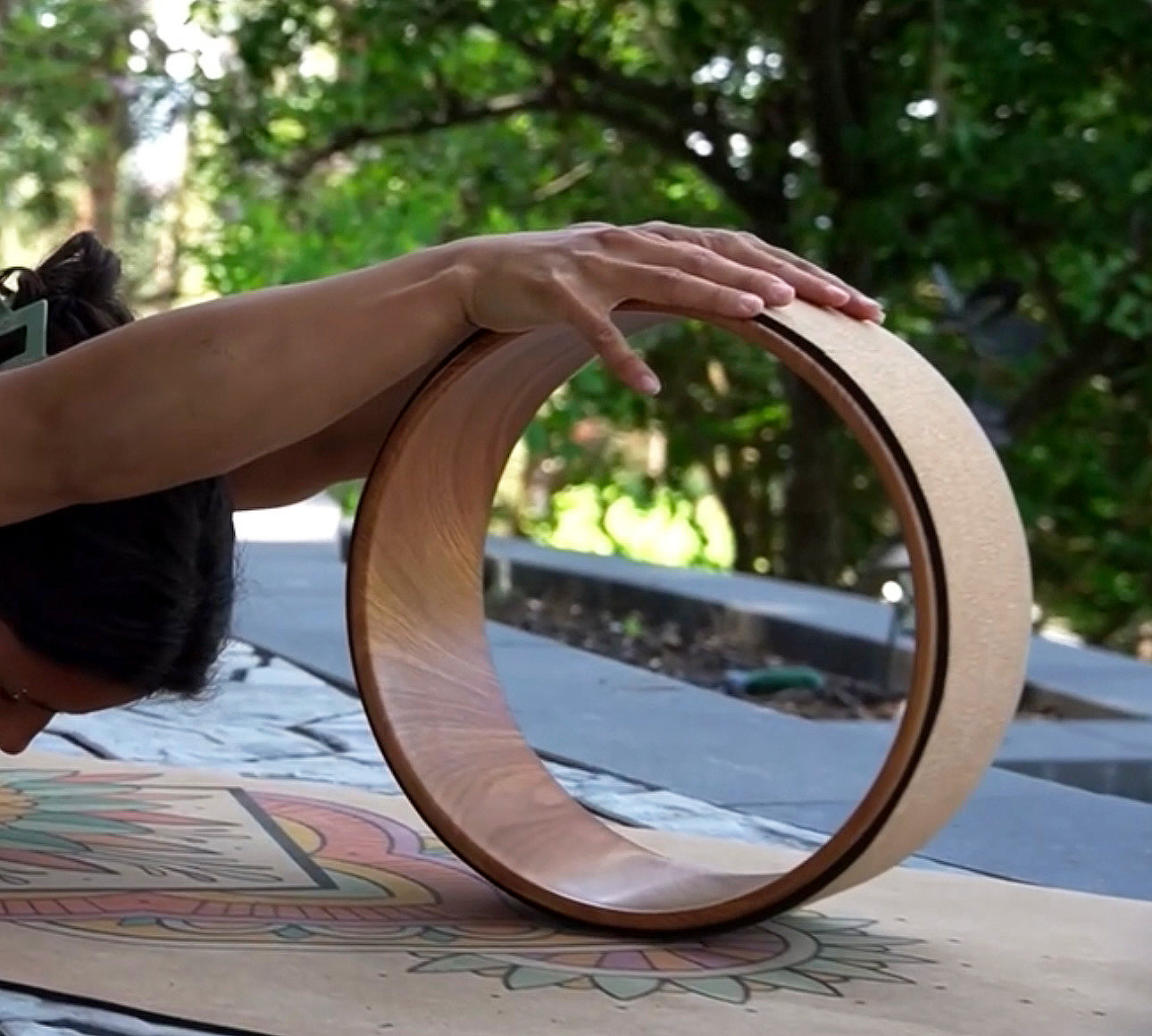 Illuminate Cork Yoga Wheel