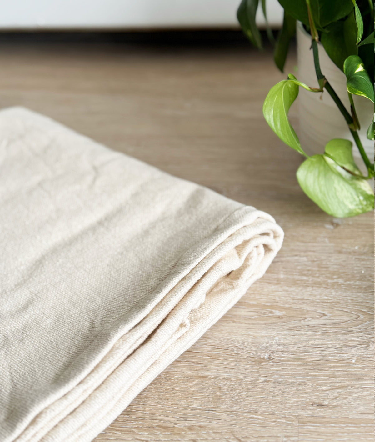 Standard Organic Cotton Yoga Blanket | Firm | GOTS Certified | Eco-Friendly