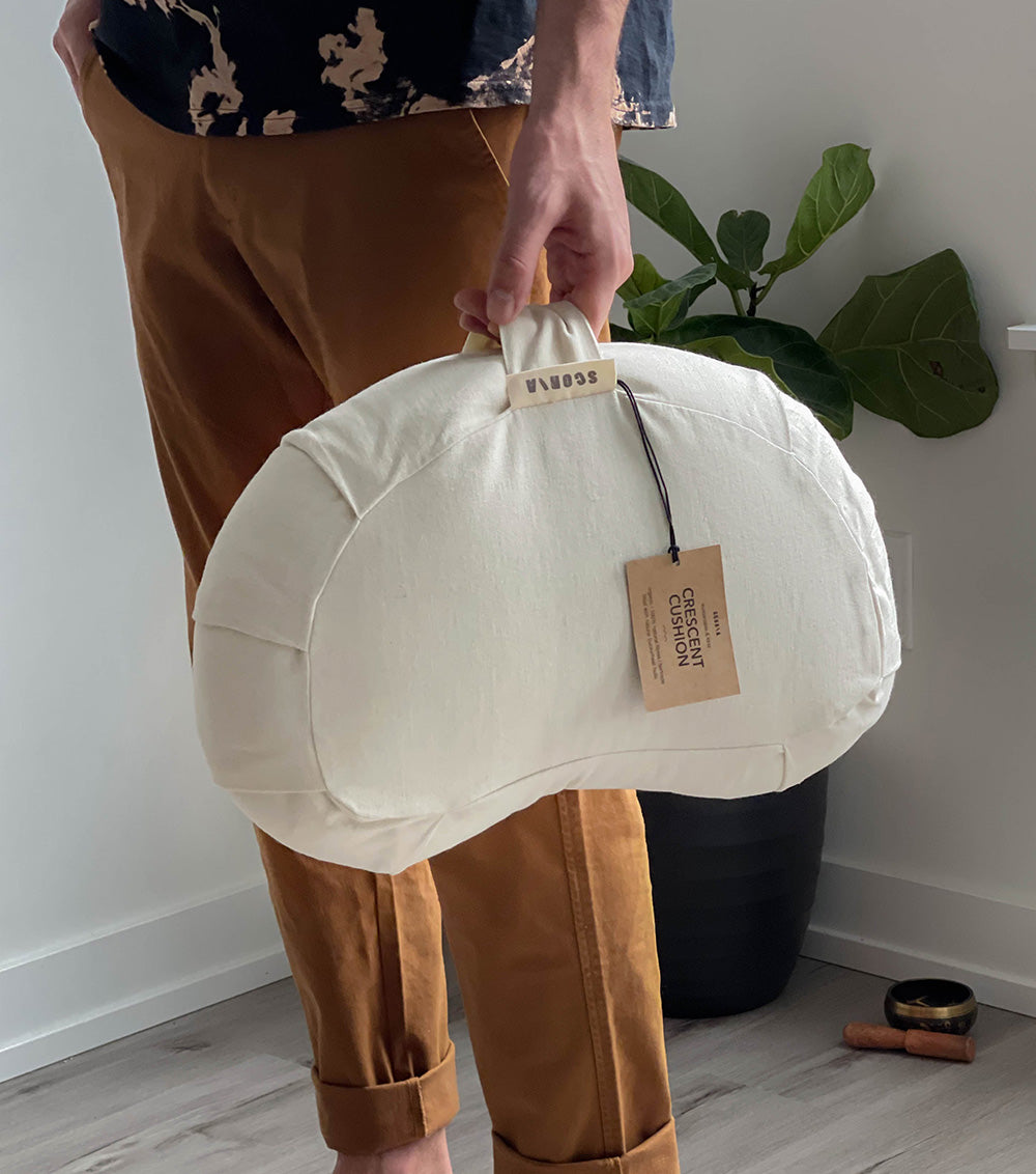 White Ivory Meditation Set (Seat & Zabuton)