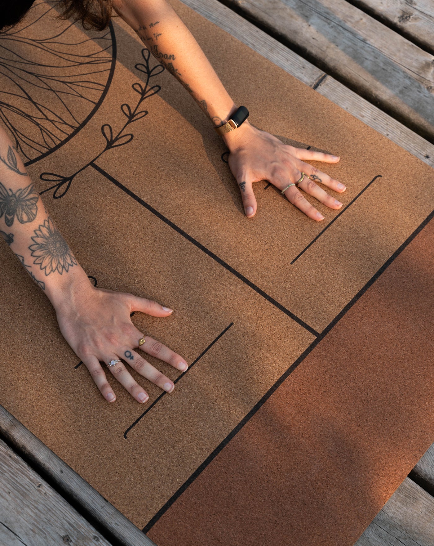 BIGGEST Tree of Life Cork Yoga Mat | 6MM