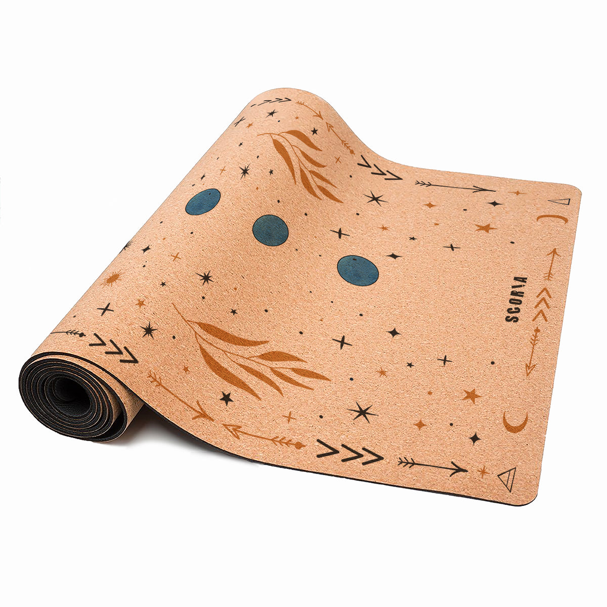 X-Thick Butterfly Cork Yoga Mat | 6MM