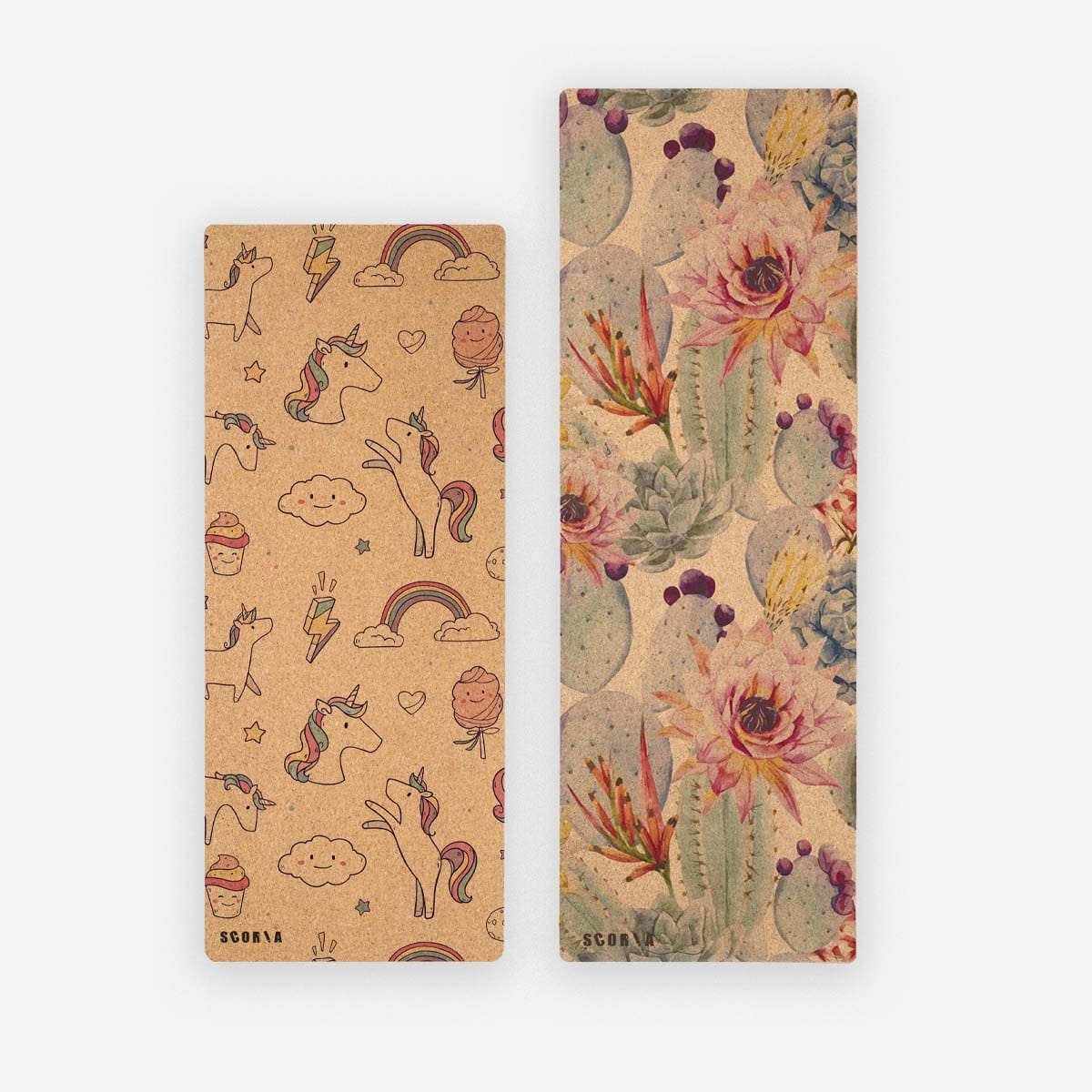 Pack Maman & Moi : Tapis Licorne pour enfants + Tapis Botanique