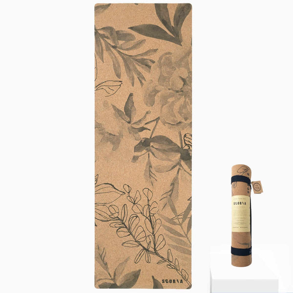 Scoria Blossom Cork Yoga Mat  Best & Kindest Yoga Mats – Scoria Canada