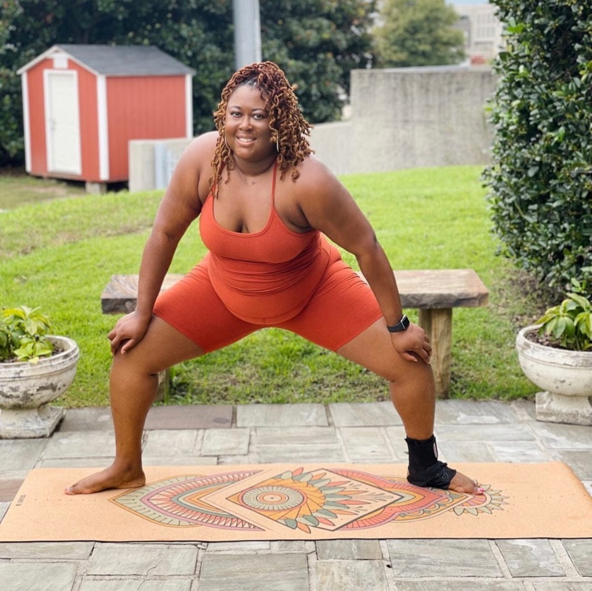 Tapis de yoga en liège Mandala | 4,5 mm | Édition collaborative