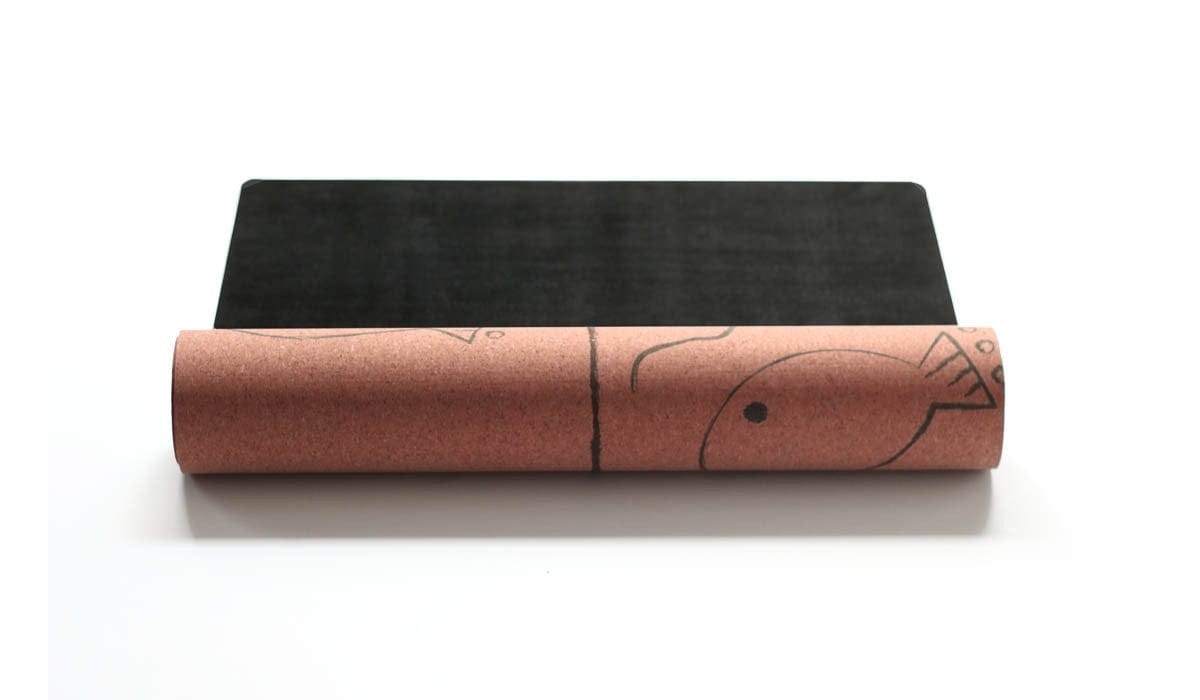 Alignment Cork Yoga Mat (3.5MM) - Scoria