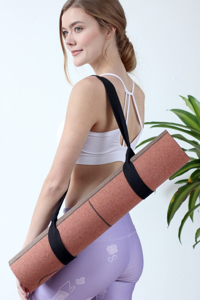 Alignment Cork Yoga Mat (3.5MM) - Scoria