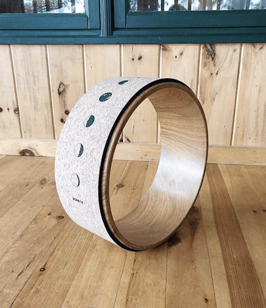 Moon Phases Yoga Pack Moon Cork Mat 2 Blocks Wheel Scoria