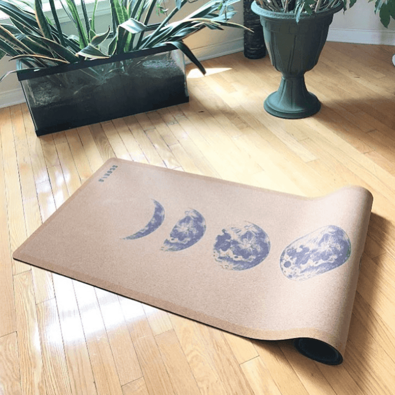 Moon Phases Cork Yoga Mat | 4.5MM