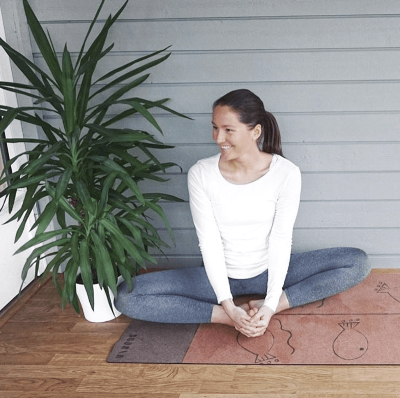 Alignment Cork Yoga Mat (3.5MM) - Scoria