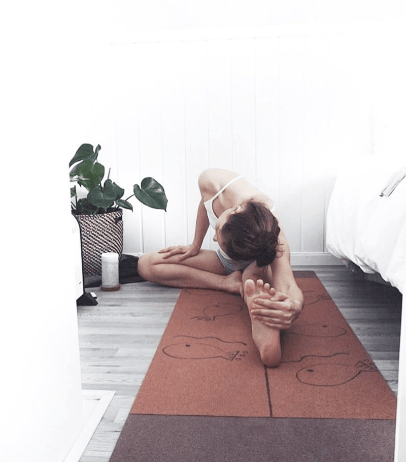Alignment Cork Yoga Mat (3.5MM) - Scoria