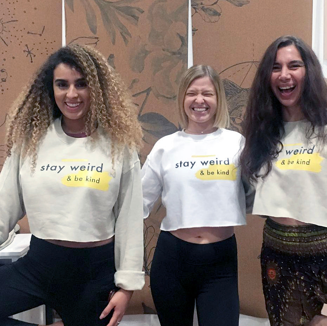 Sweat-shirt Restez bizarre et soyez gentil