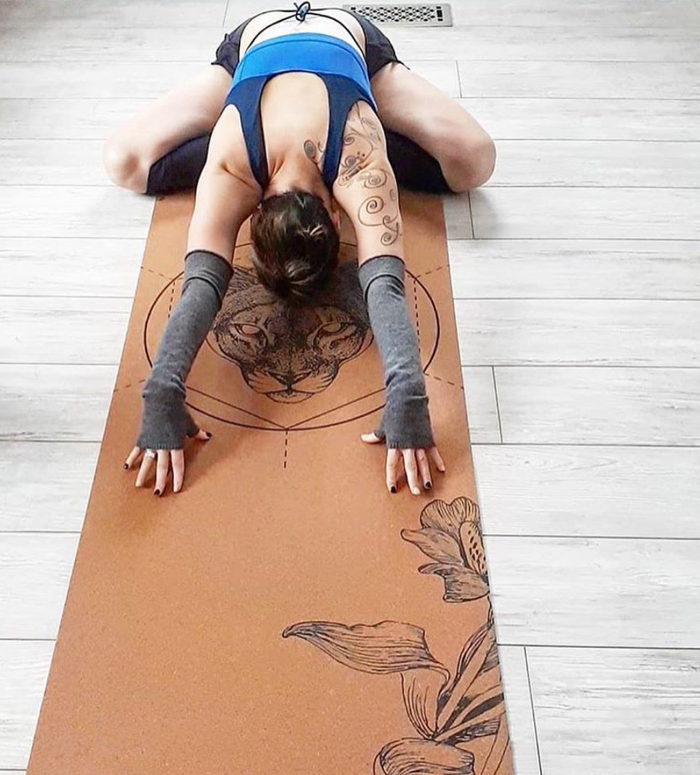 Mountain Lion Cork Yoga Mat | 3.5MM OR 4.5MM