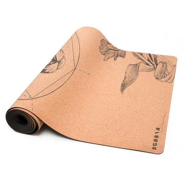 Cork top yoga matt