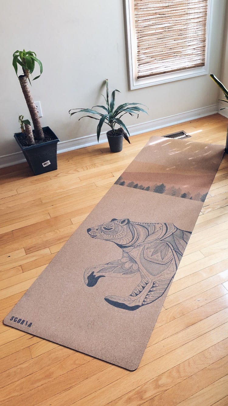 Day Bear Cork Yoga Mat | 3.5MM