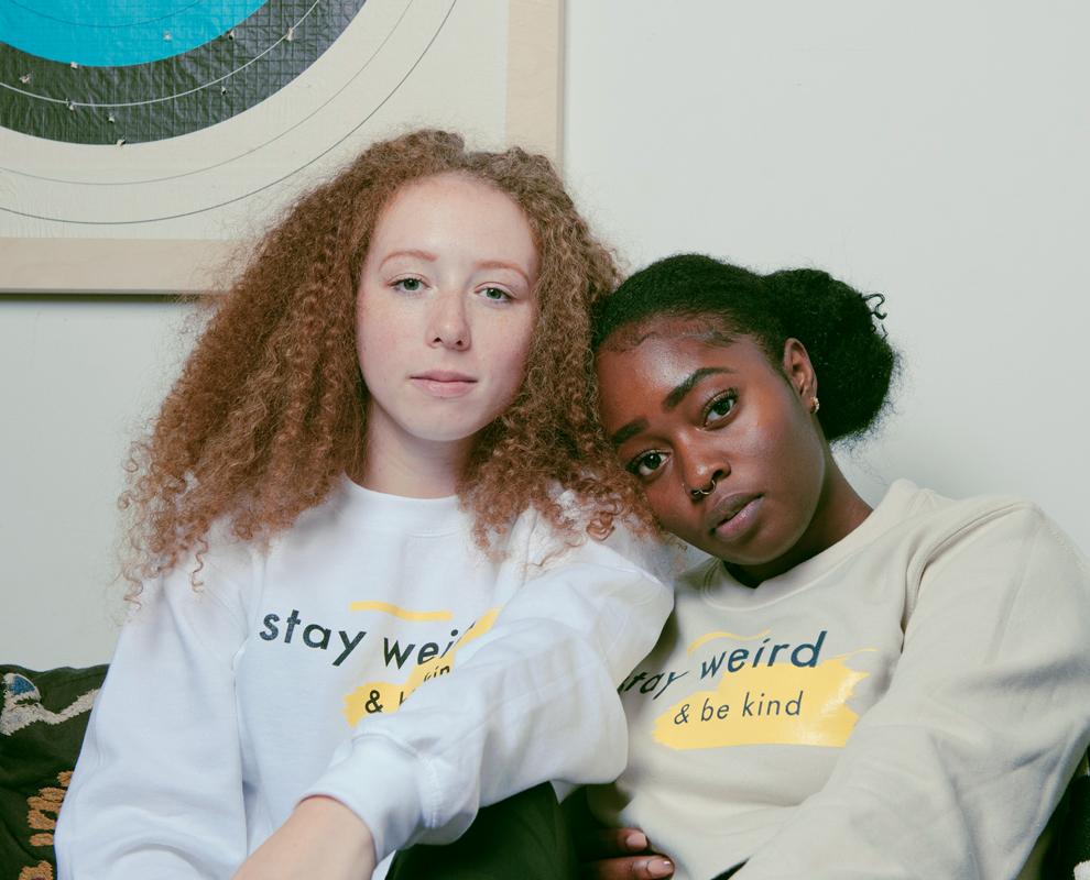 Stay Weird & Be Kind Sweatshirt - Scoria
