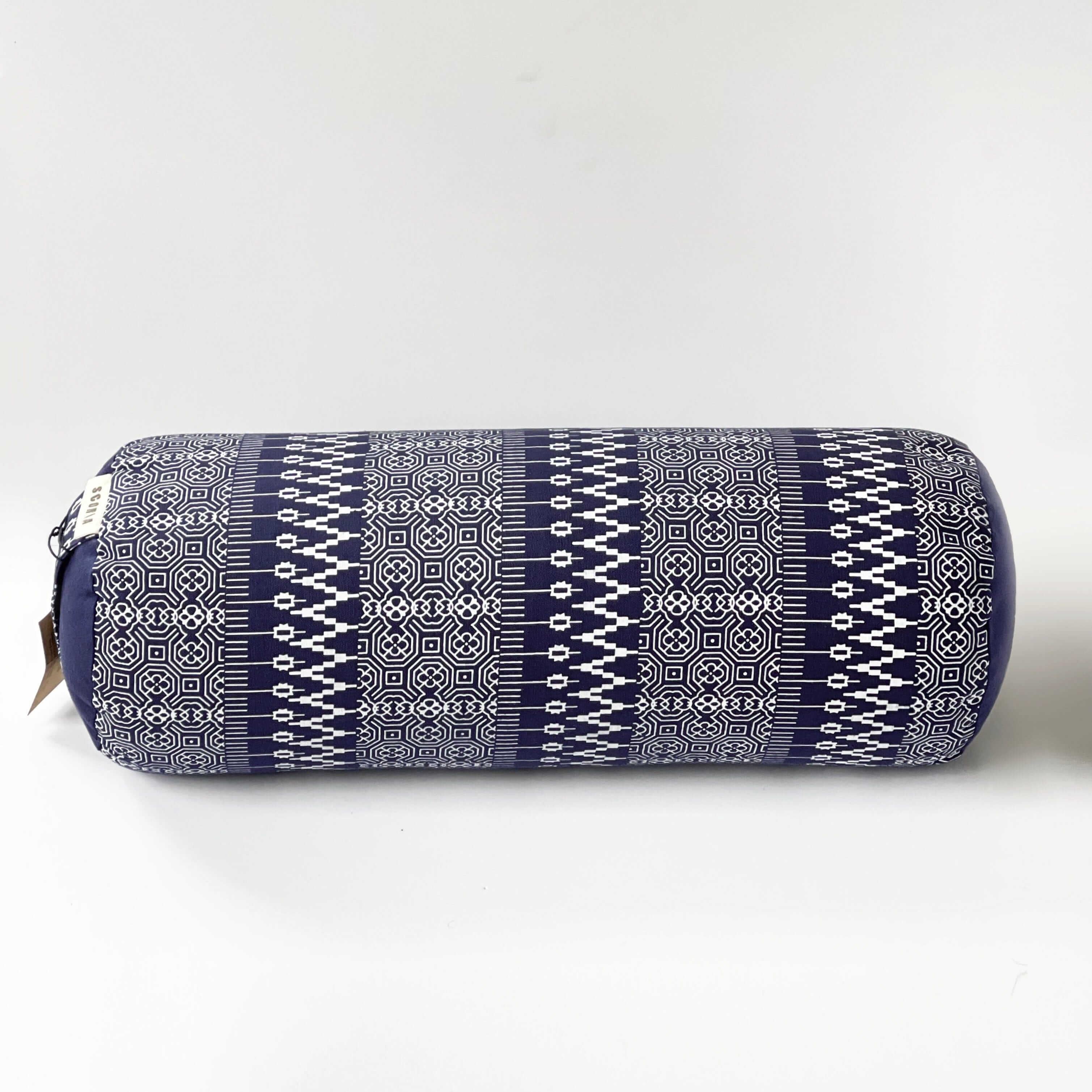 Coussin de yoga naturel et biologique | Imprimé bleu marine *PRÉCOMMANDE