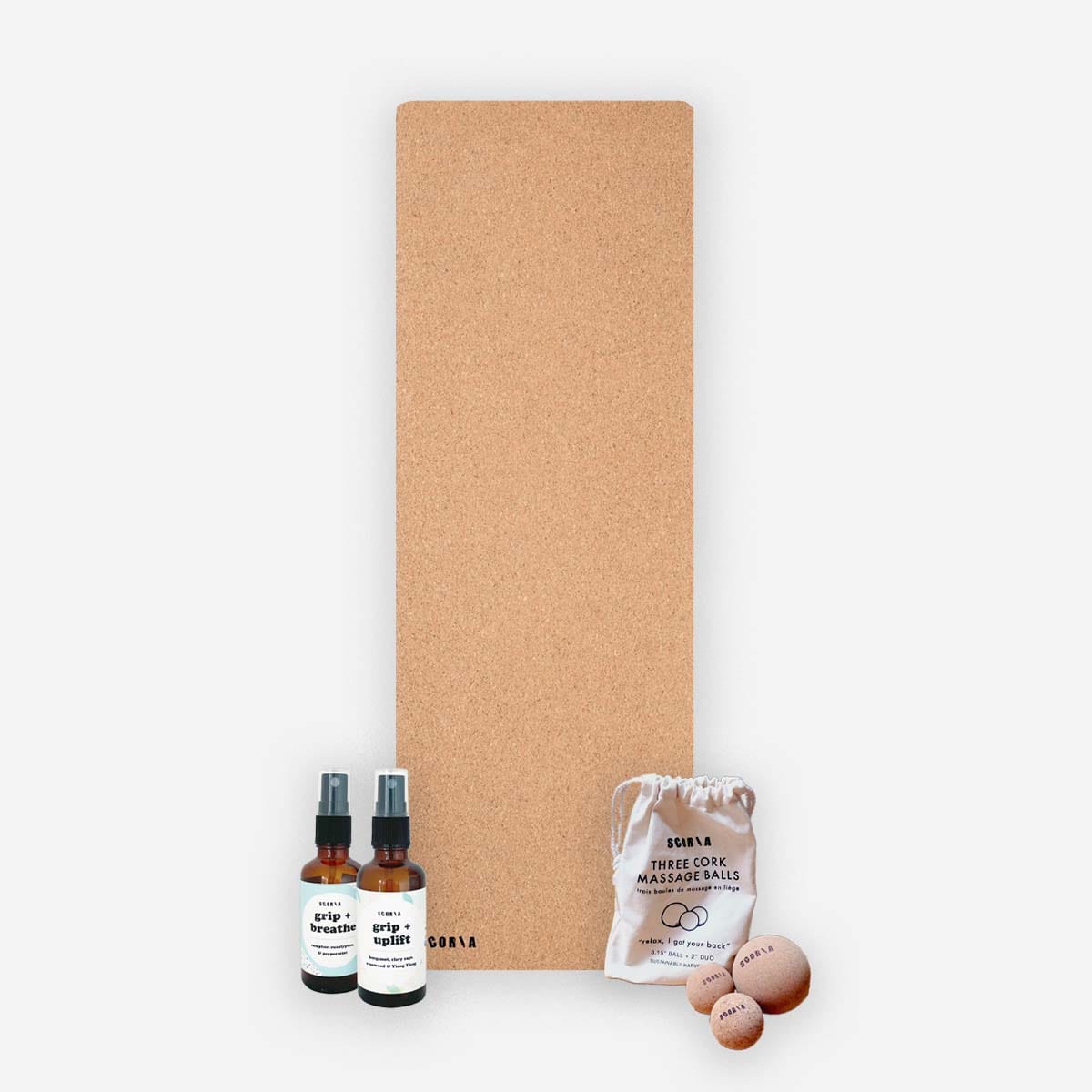 The Traveler's Pack: Travel Mat + Two Sprays + Recovery Balls