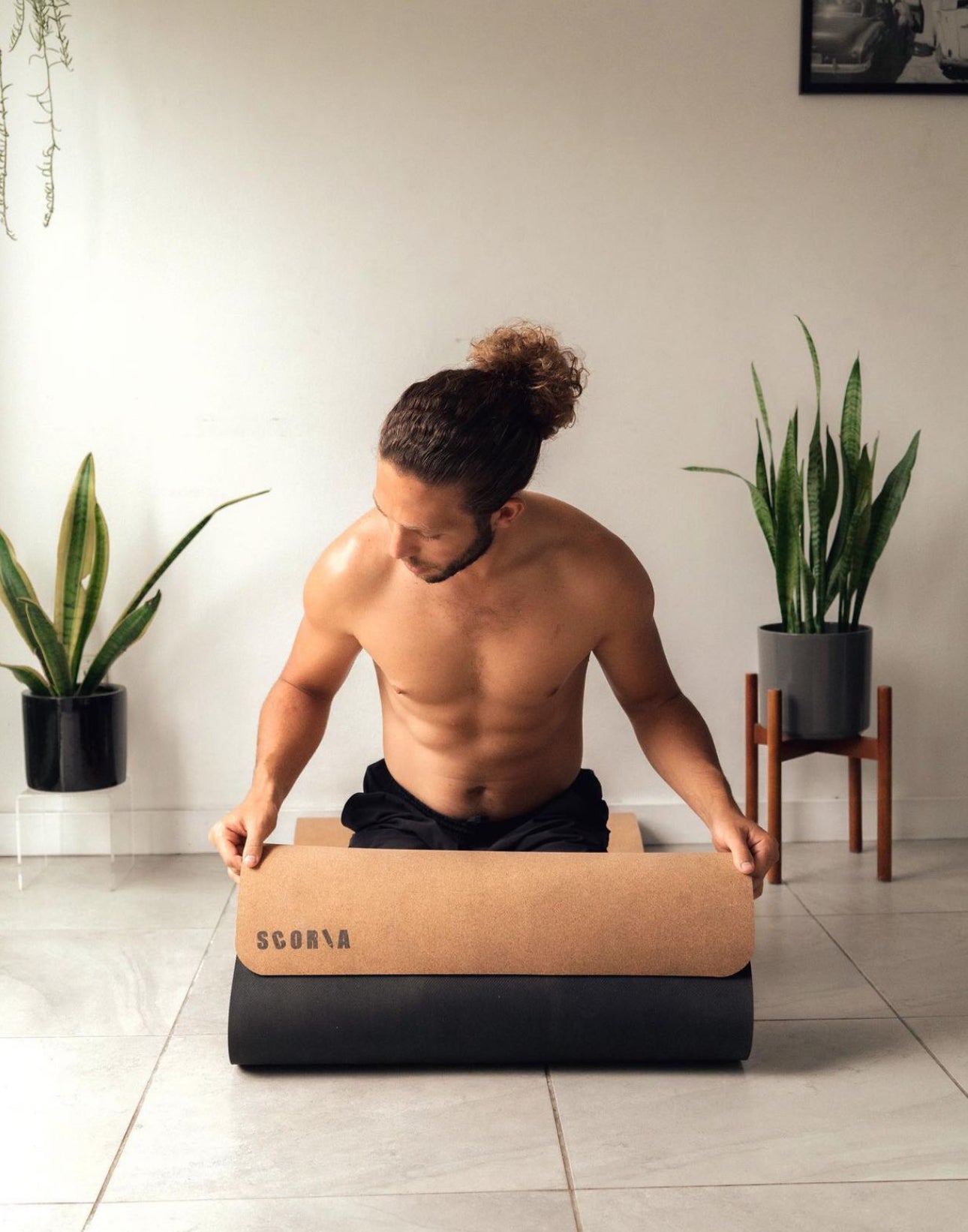 Tapis de yoga en liège extra-épais Essential | 6 mm 
