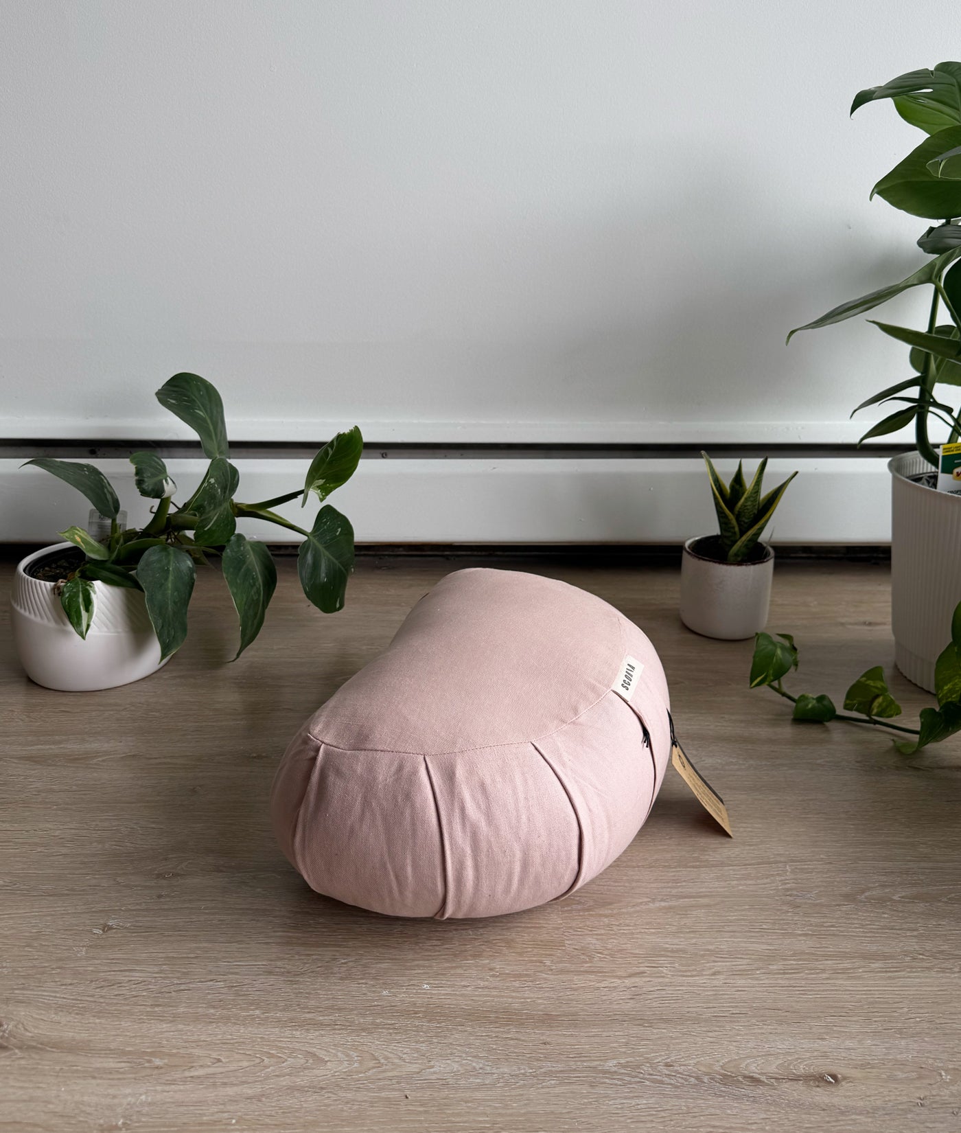 Coussin de méditation Crescent Natural | Sandy White 