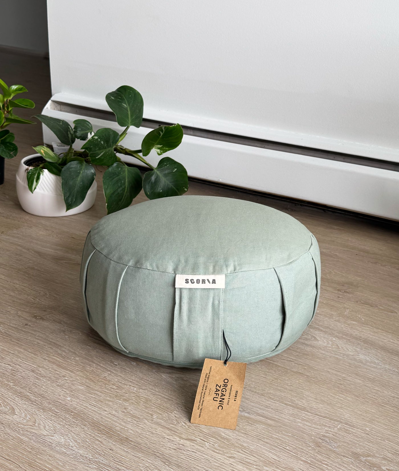 Coussin de méditation naturel Zafu | Ambre doré 