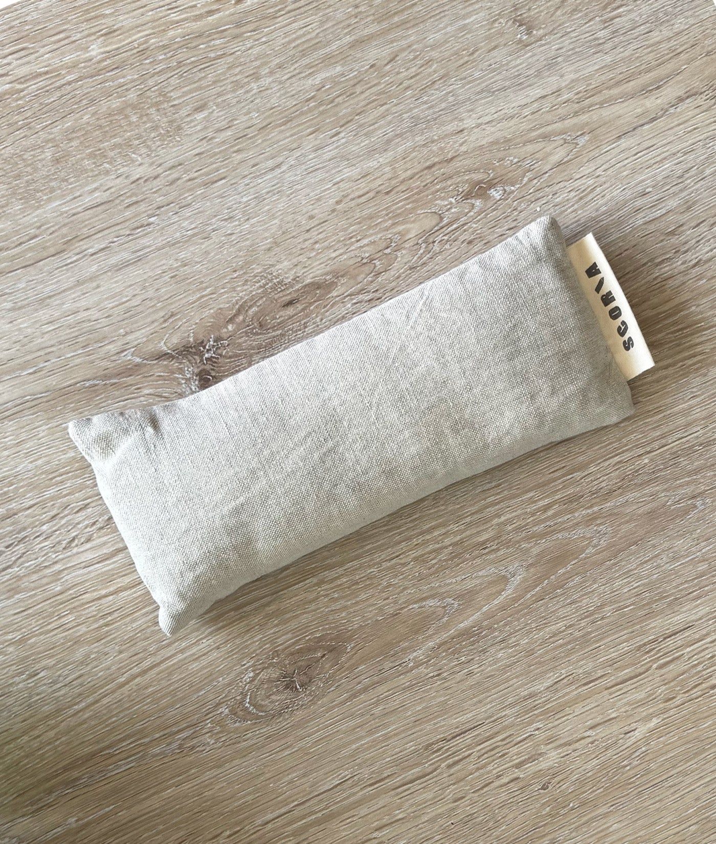 Coussin pour les yeux - Motif feuilles | Naturel et biologique | Parfum lavande 