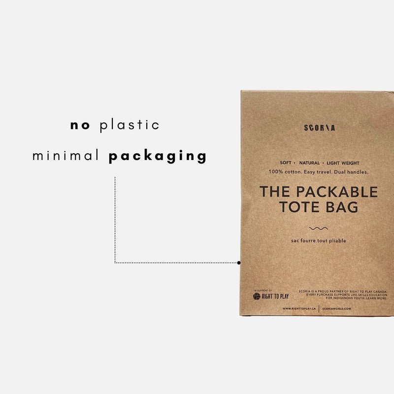 The Packable Tote Bag | White