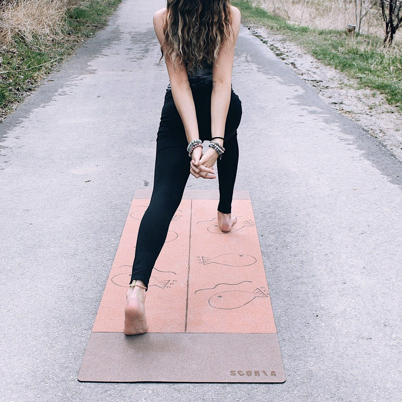 Scoria Alignment Yoga Mat  Cork Yoga Mat – Scoria Canada