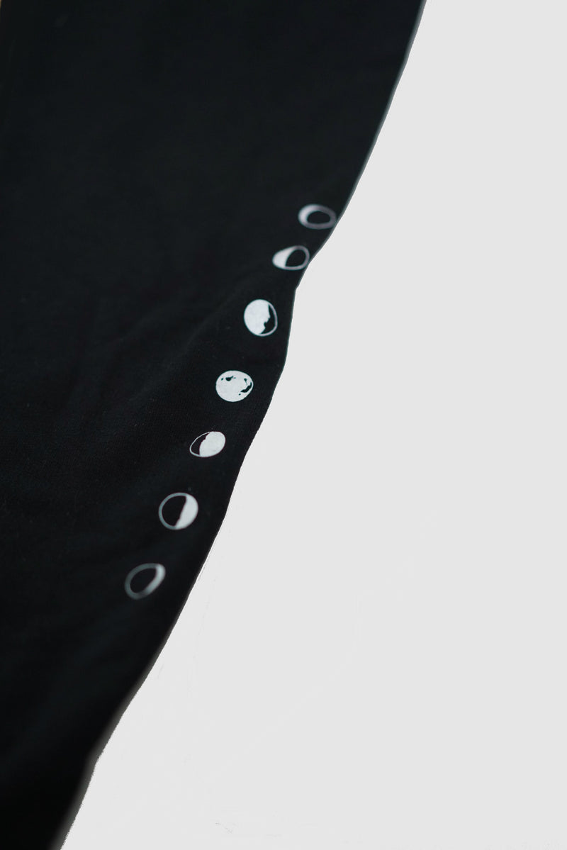 Moon Phases Black Sweatshirt