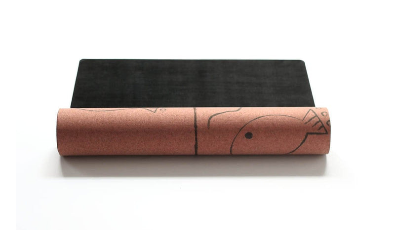 Alignment Cork Yoga Mat (3.5MM) - Scoria