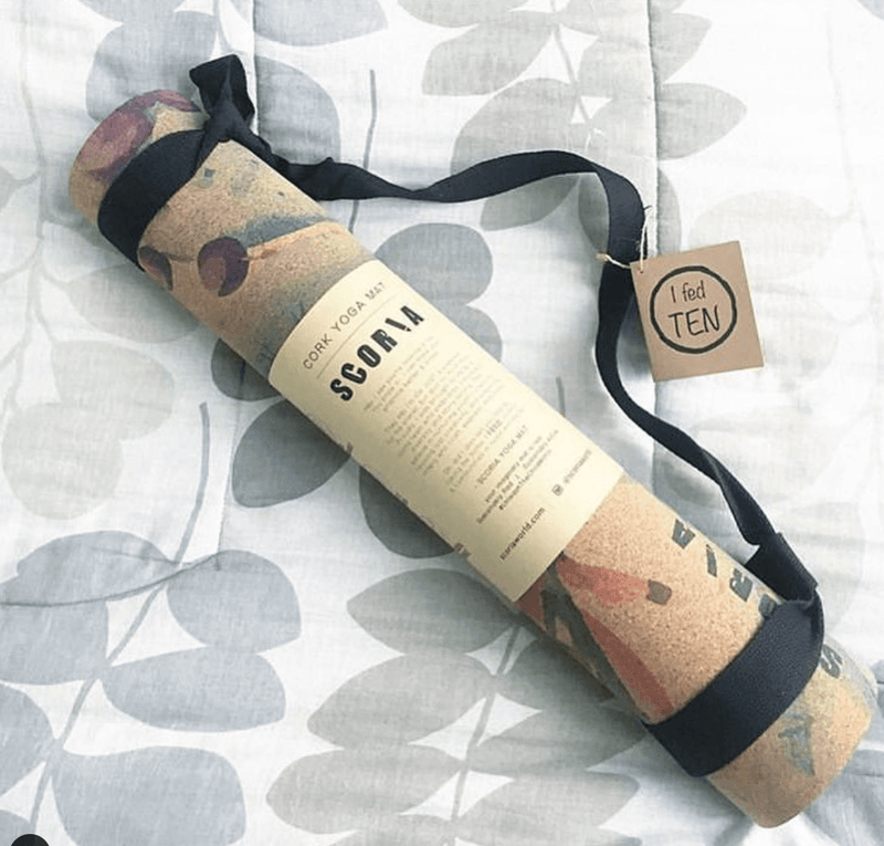 X-Thick Botanicals Cork Yoga Mat | 6MM