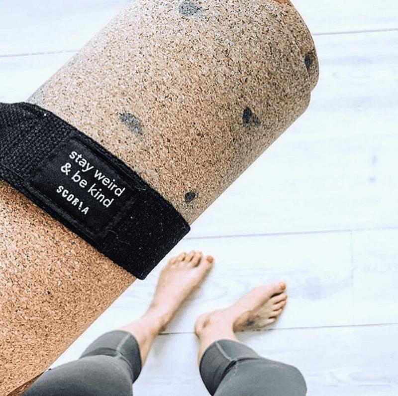 Mat Carry Strap (Stay Weird & Be Kind)