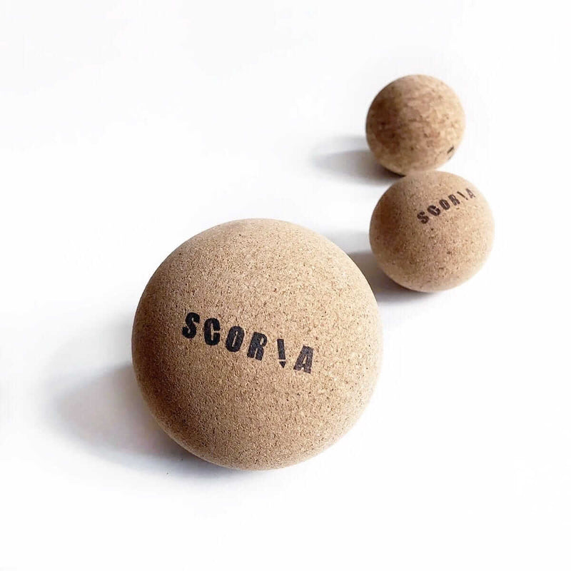 Cork Massage Balls (Set of Three)