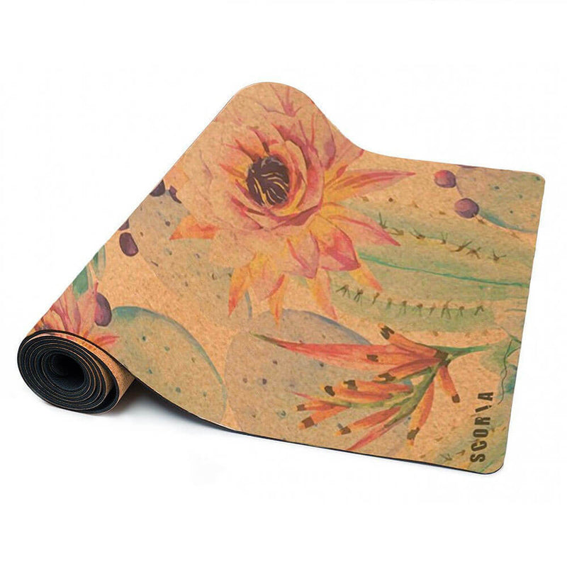 X-Thick Botanicals Cork Yoga Mat | 6MM