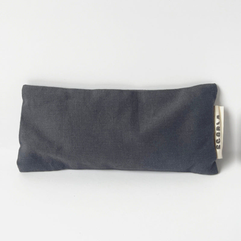 Eye Pillow Shadow Grey Natural Organic Lavender Scented