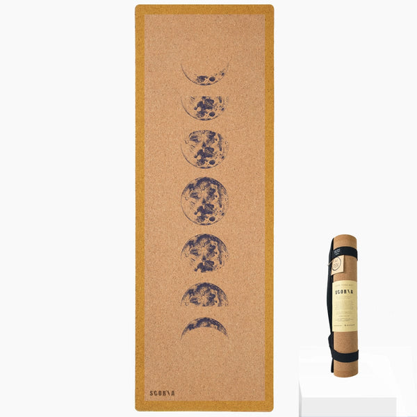 Moon Phases Cork Yoga Mat | 4.5MM