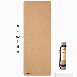 X-WIDE Essential Cork Yoga Mat | 4.5MM